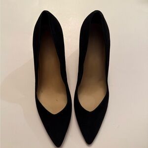 Marc Fisher Suede Block Pump Sz 8